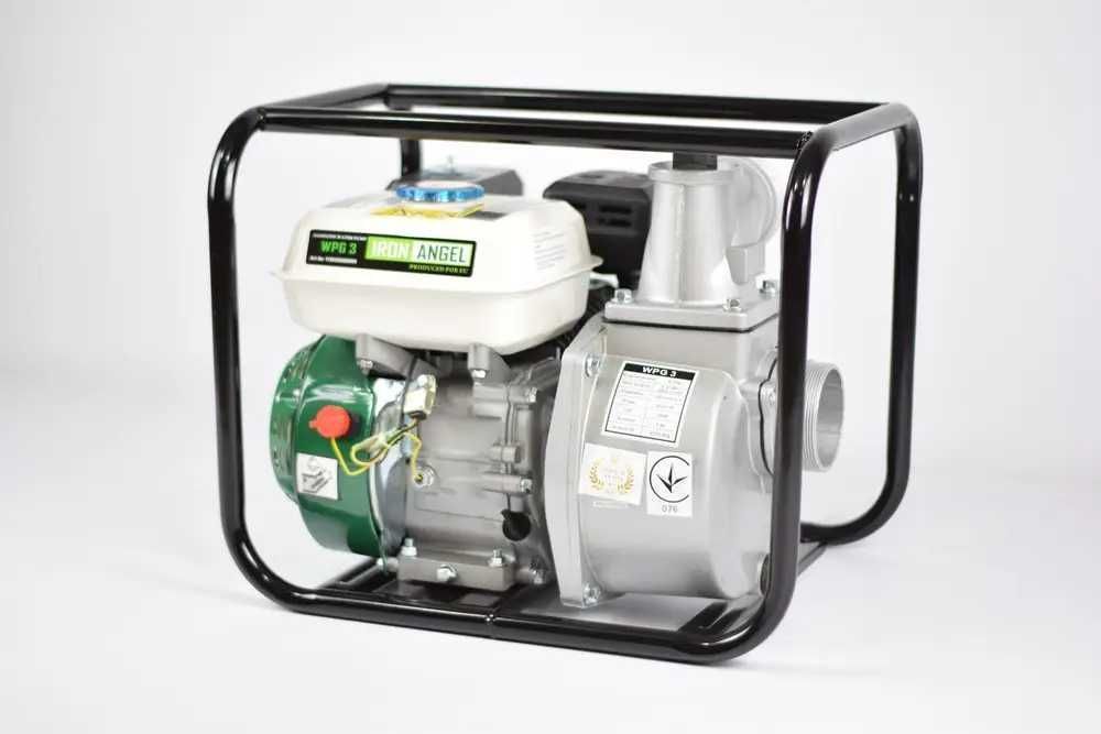 Мотопомпа Iron Angel WPG3 БЕНЗИНОВА 550 л/хв потуж.- 4,8/6.5 KM