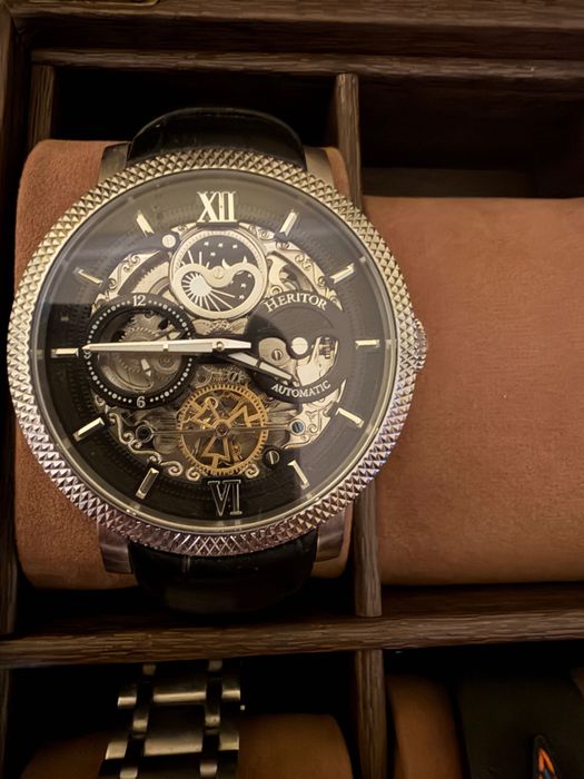 Heritors Aries Automatic Skeleton – 47 mm