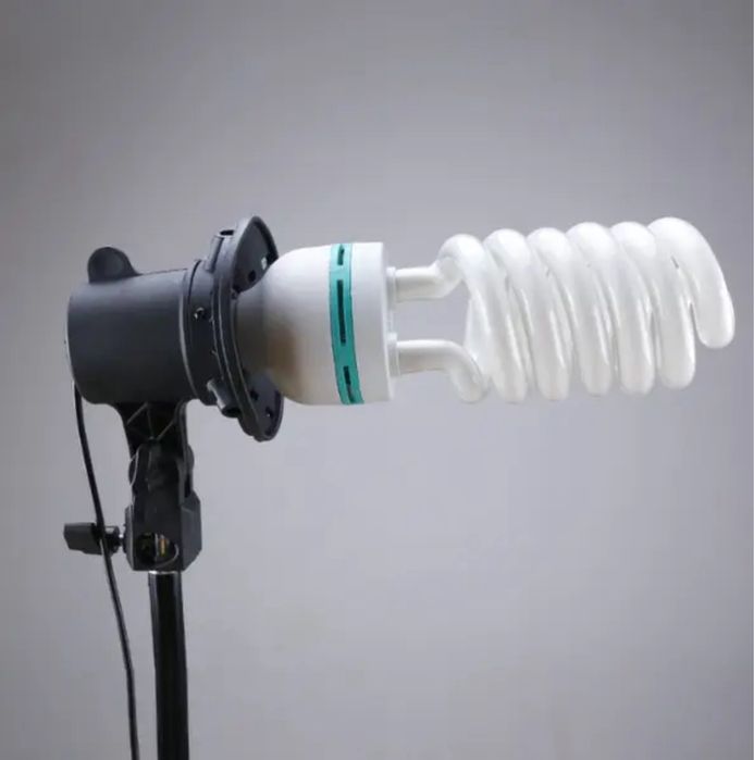 Флуоресцентна лампа 150 Вт, E27, 5500 K - лампа для студійного світла ...