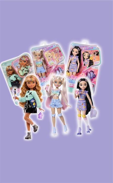 Ляльки Barbie Dream Besties на роликах Дрім Бестіес Малібу Рене Зия