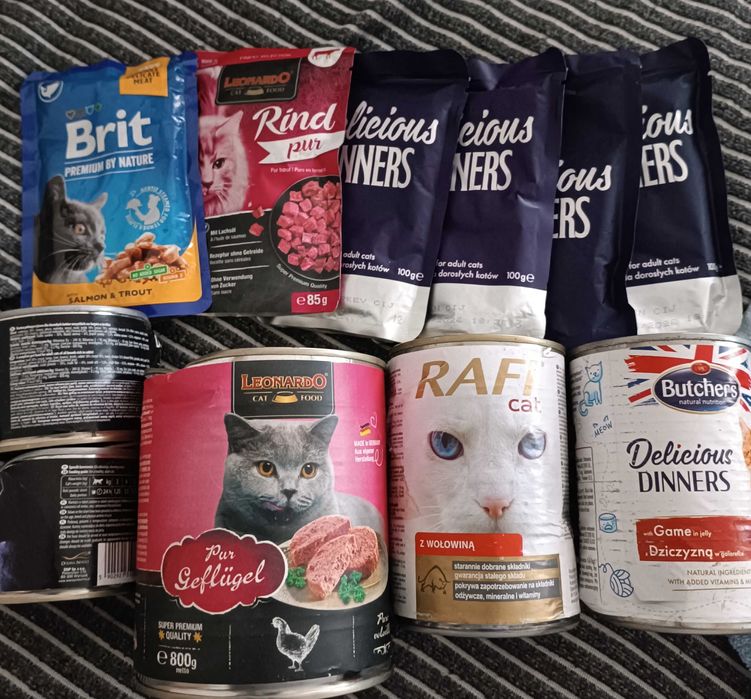 Mokra karma dla kota mix