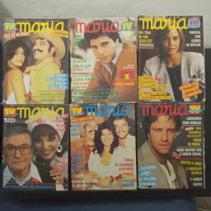 42 revistas MARIA, anos 80 (ll)