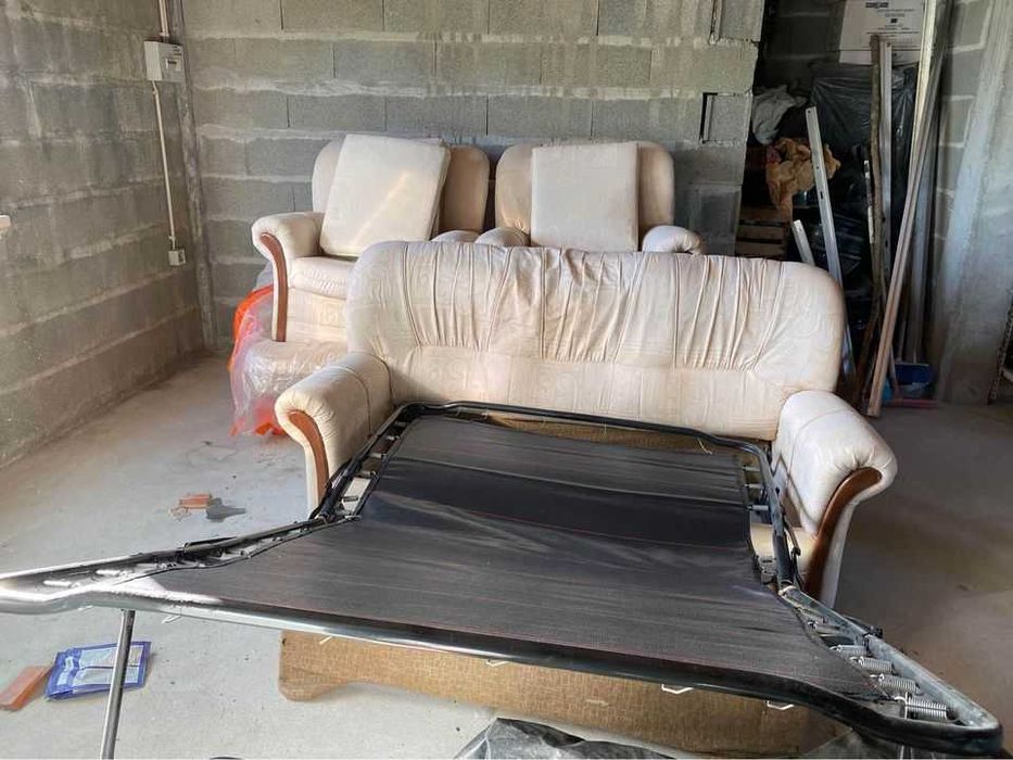 Sofás Aquinos - 2 Individuais e 1 de 3 lugares (sofá cama)