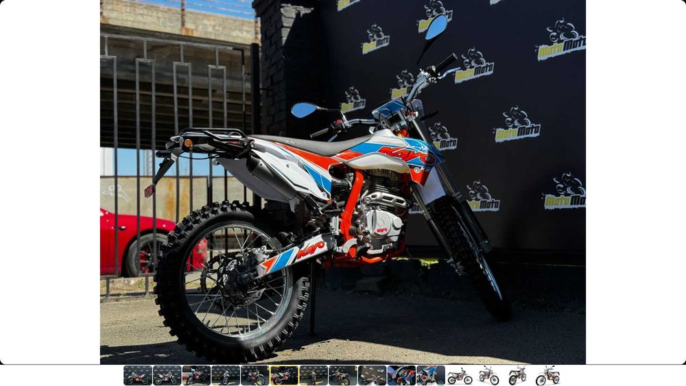 Мотоцикл KAYO K2 ROAD Кретид/Розтрочка під 0