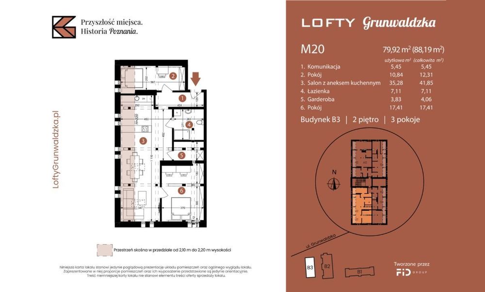 Apartment in Poznań, Grunwald, Łazarz - Widok 5