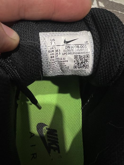 Кросівки Nike Air More Uptempo Black White.