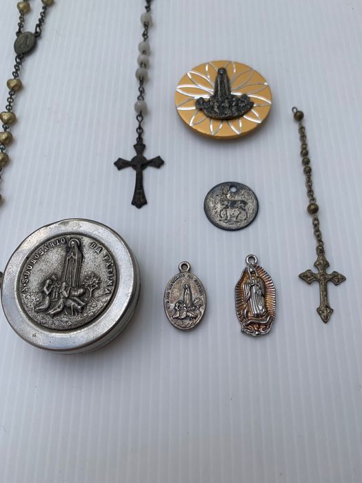 Lote artigos religiosos