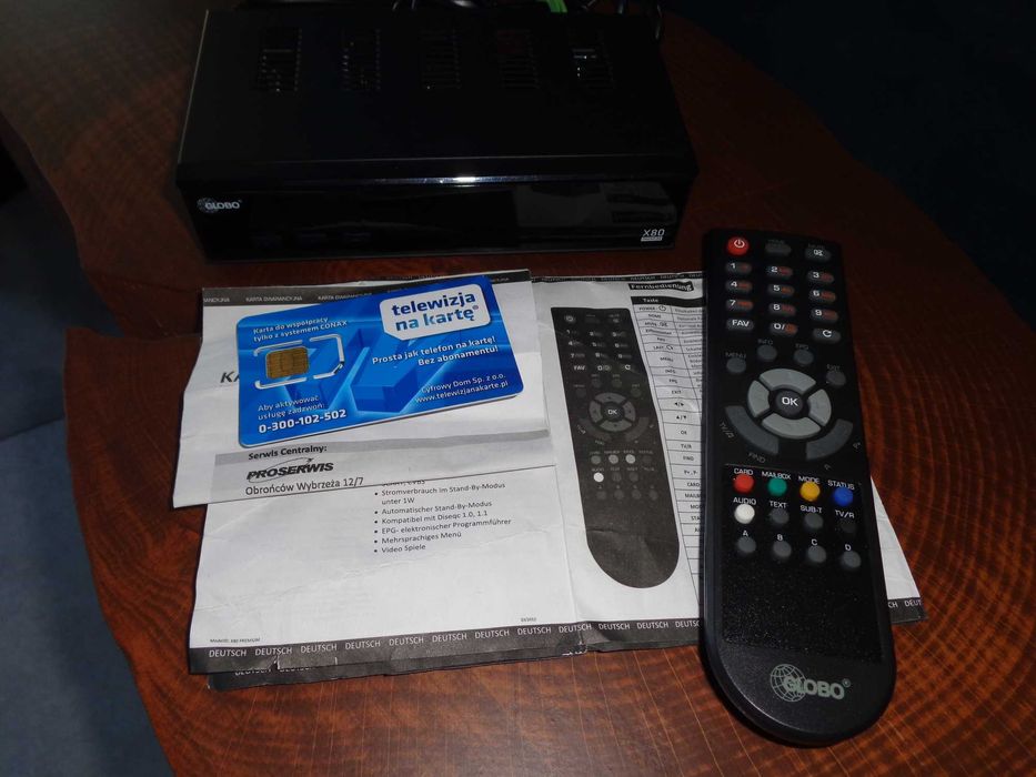 Globo X80 Premium dekoder DVB-S Pilot