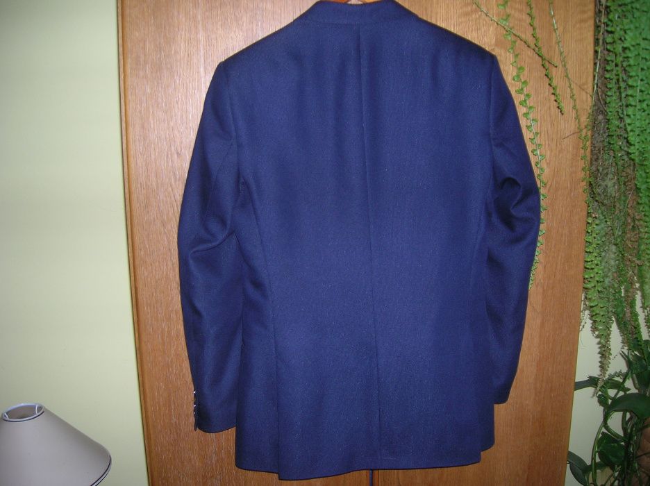 Garnitur męski,chłopięcy -ciemny granat- Bruno/Zinger Slim-176/44/76