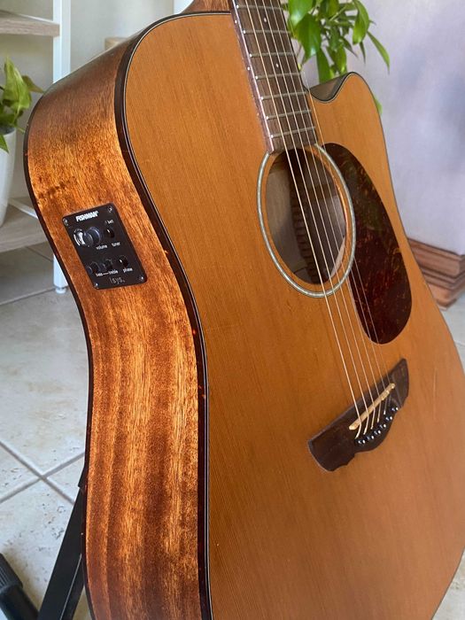 Harley Benton CLD-30SCM-CE SolidWood — Guitarra eletroacústica