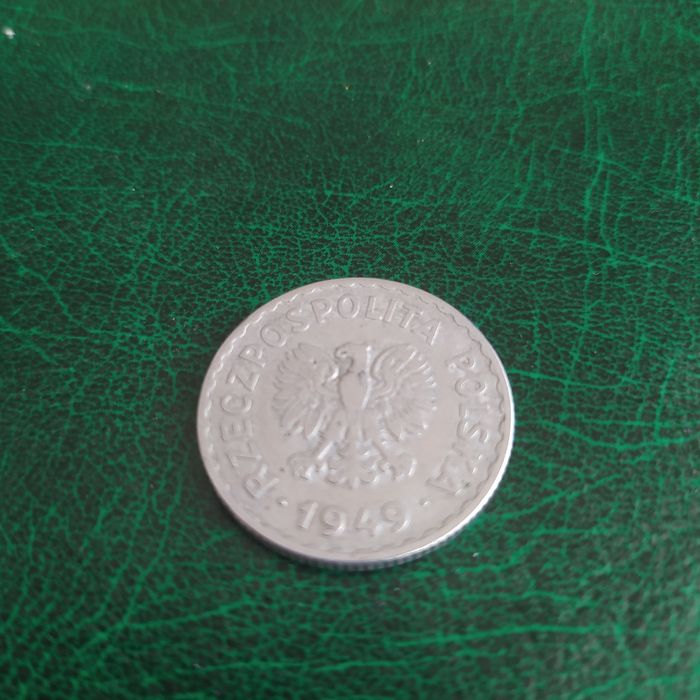 Moneta kolekcjonerska z 1949,  1 złoty