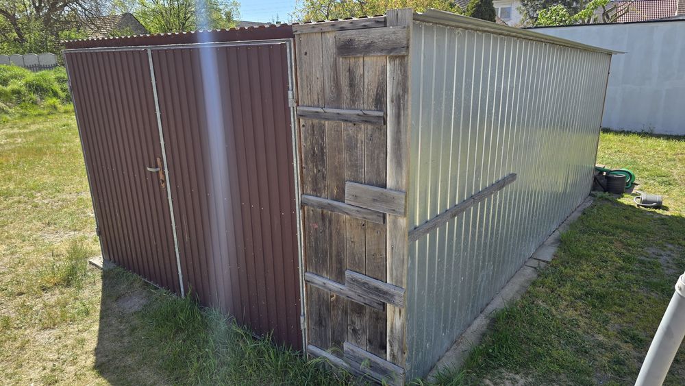 Garaż, blaszak na budowę 3,5 x 5
