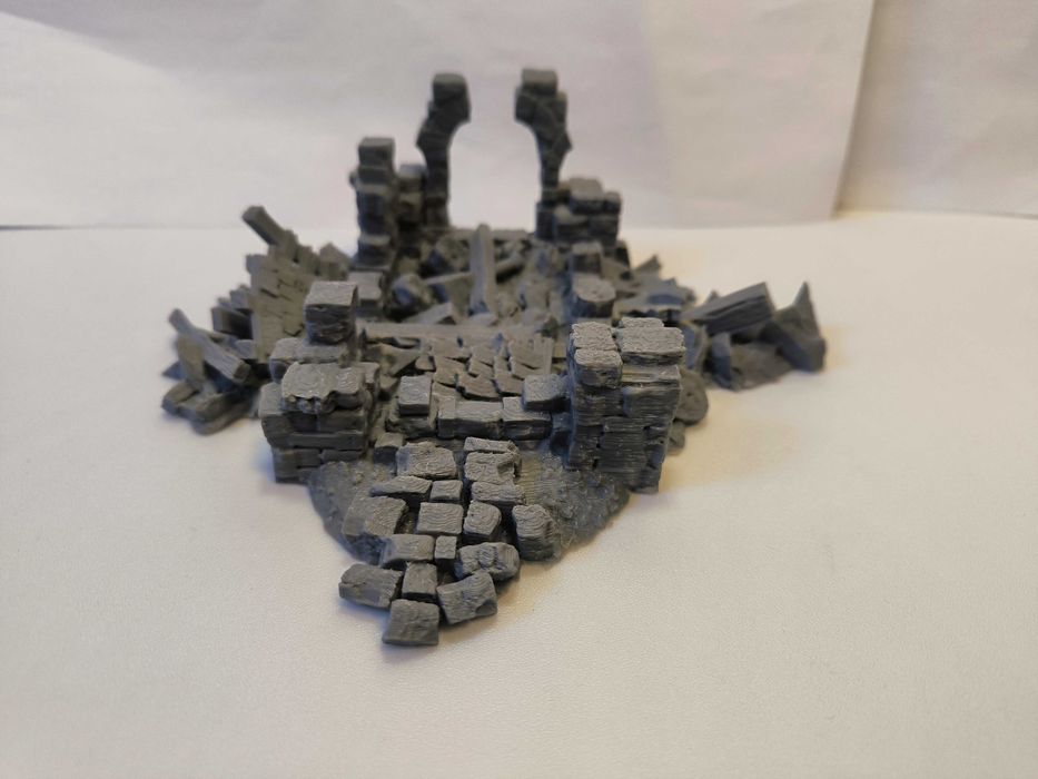Ruina kaplicy Makieta Diorama RPG D&D