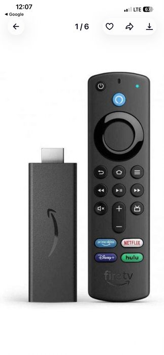 Медіаплеєр Amazon Fire TV Stick з Alexa