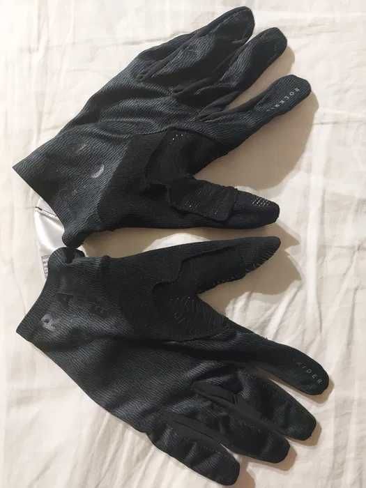 Rękawiczki rowerowe termo szybkoschnące frotka kevlar GPS MTB RaceGrip