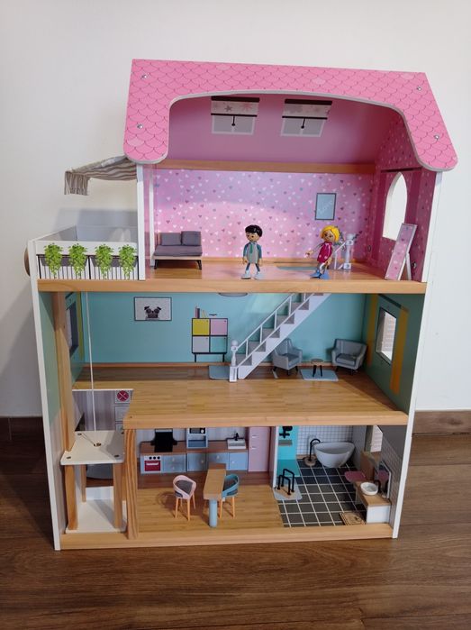 Drewniany domek dla lalek Lidl. Stan idealny!