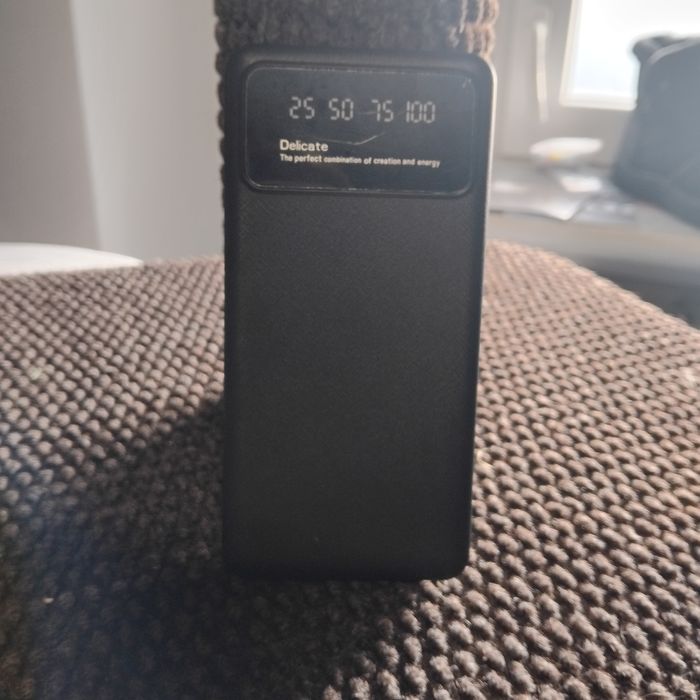 Power Bank 20000mah повербанк з екраном і ліхтариком (Чорний) | Батаре