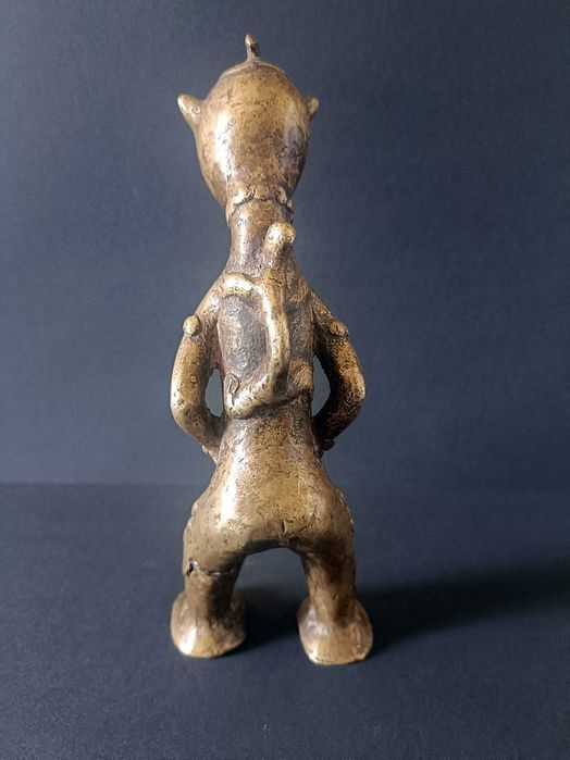 Figura afrykański brąz - Kamerun - Vere - Nigeria - Wosk tracony