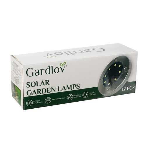 Lampki solarne ogrodowe - 12 szt.