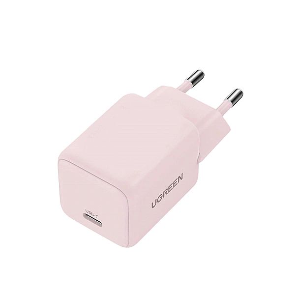 Ładowarka sieciowa Ugreen X512/20W GaN 1x USB-C - różowa