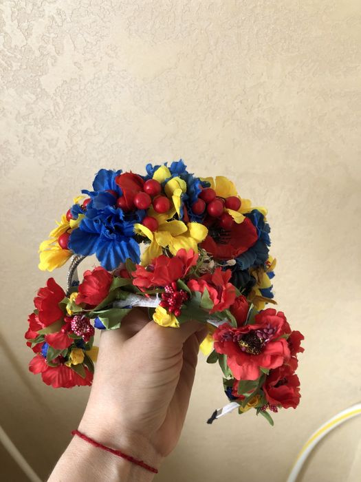 Украинские веночки ,обруч на голову