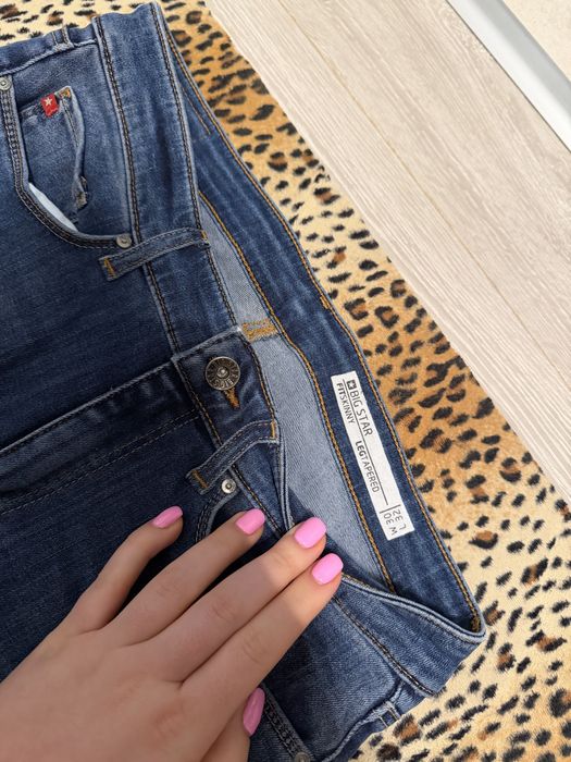 Spodnie jeansy Big Star skinny elastan 38 M 40 L premium nowe wysoki