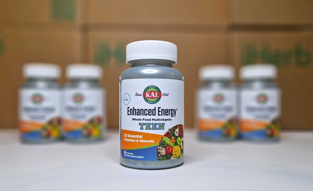 Витамины для подростков, KAL Enhanced Energy (Teen), 60 таблеток