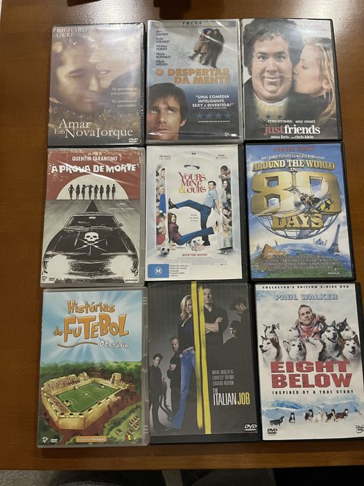 Filmes em cds como novos