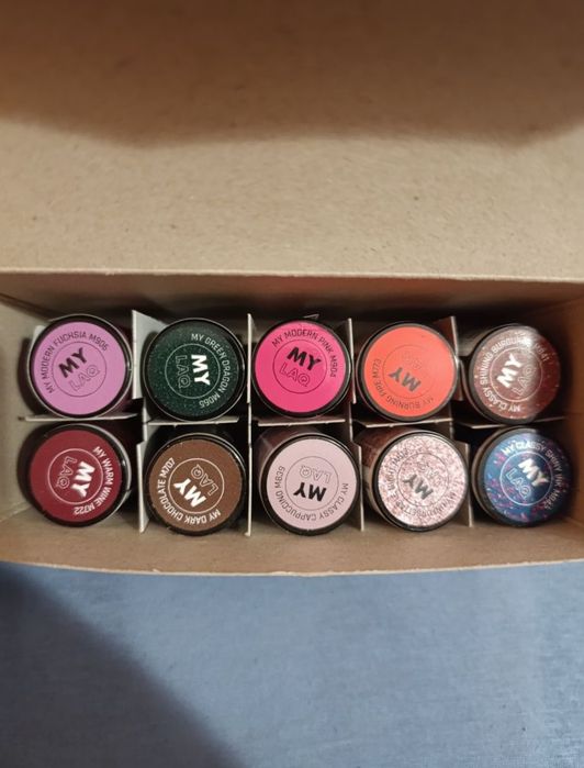 Zestaw 15 lakierów MyLaq - Nowy, okazja!