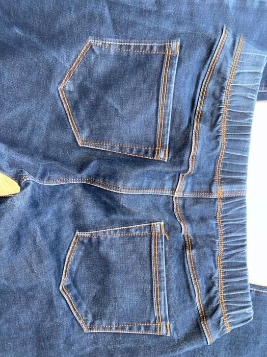 Джинсові лосини, джинси на резинці Mango, джегінси