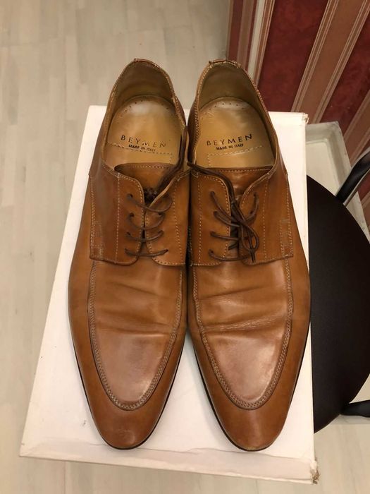 Кожаные итальянские туфли дерби Beymen