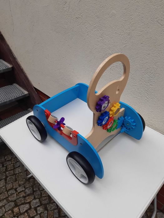 Drewniany pchacz Hape. Hape Baby Einstein chodzik. 1/3 ceny nowego.