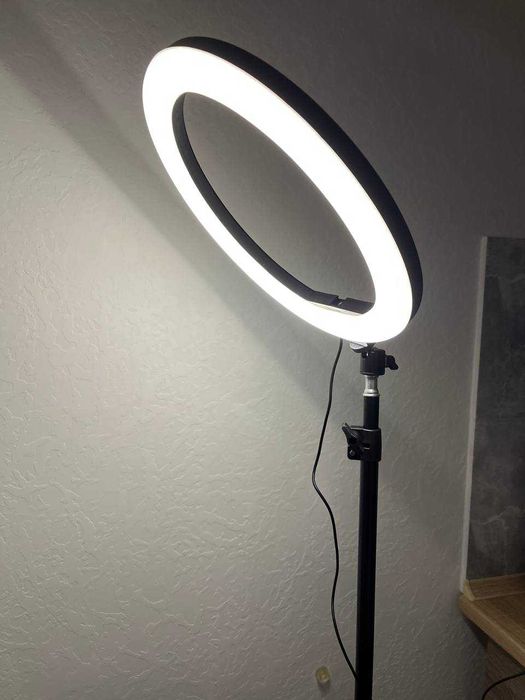 Кільцева ЛАМПА + ШТАТИВ 2 метра! Набір блогера! Професійне світло!