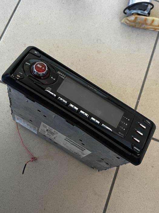 Radio samochodowe 1DIN VDO CD711 sprawne kompletne wysyłka CD RDS Wawa