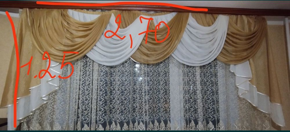 Ламбрекен  в гостиную