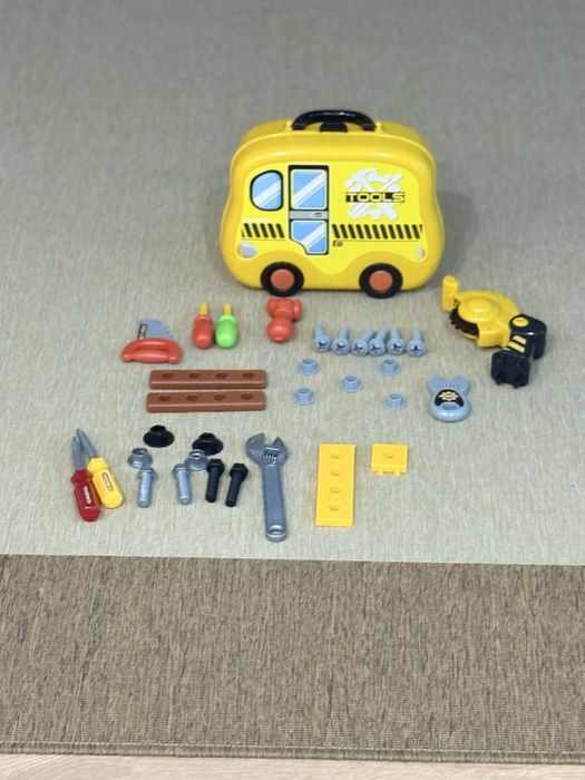 Mala de Ferramentas Infantil / Carrinho de Construção.