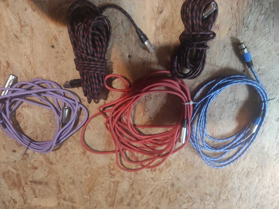 Przewody mikrofonowe xlr