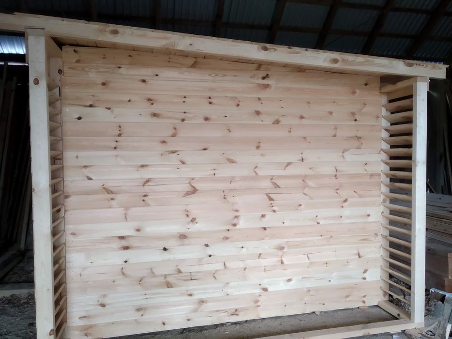 Domek narzędziowy z altaną 4.2x3m