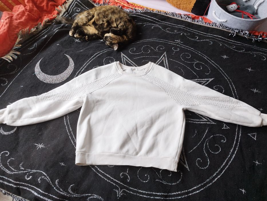 Bluza Reserved S 36 beżowa uszkodzona