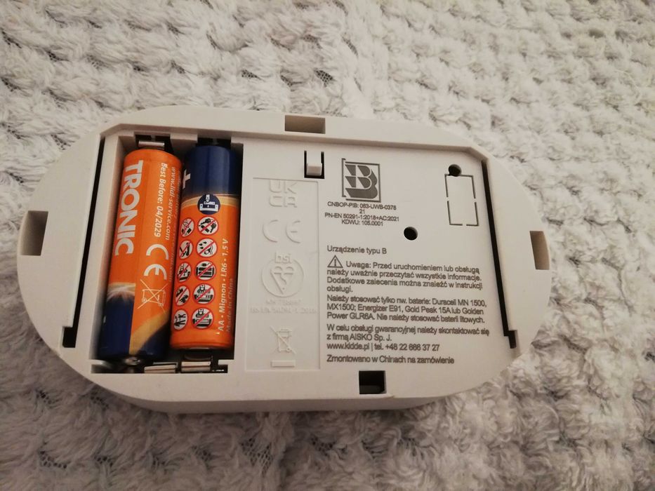 Czujnik tlenku węgla (czadu) KIDDE K5DCO