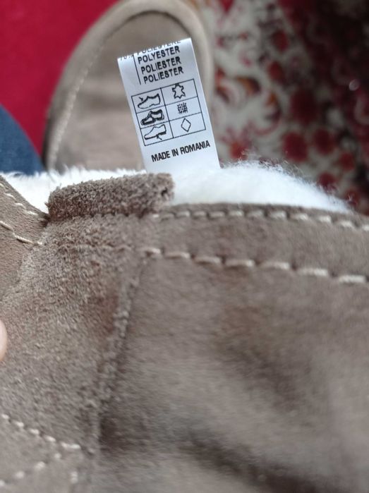 Wysokie damskie buty ze skóry naturalnej Weinbrenner stan idealny