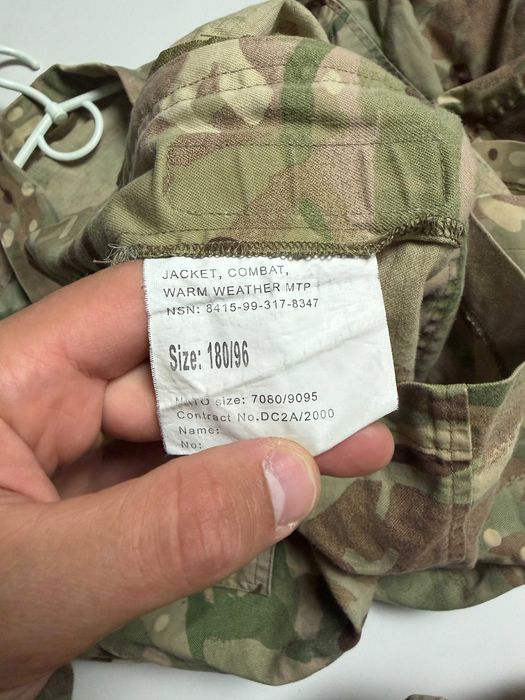 Тактична камуфляжна сорочка кітель British Army MTP мультикам