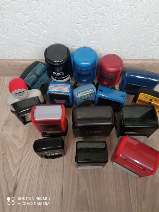 Датери тродат,Shiny,Colop,оснастки для штампів,самонабірні штампи.