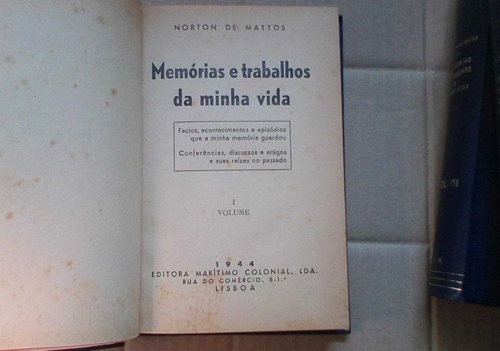 Memórias e trabalhos da minha vida