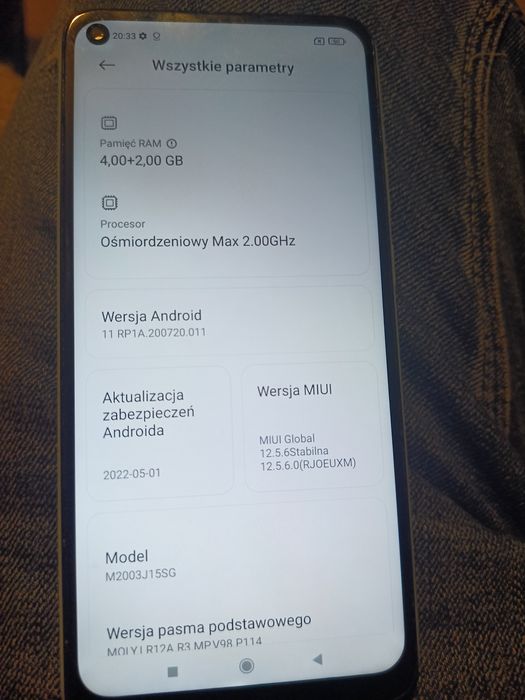 Sprzedam  telefon xiaomi redmi note 9.