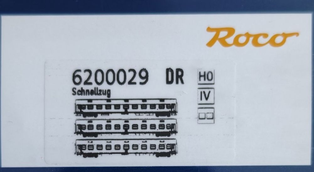 Roco wagony osobowe,DR, Epoka IV