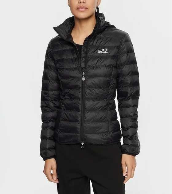 Жіноча куртка EA7 Emporio Armani чорна розмір XL осіння фірмова бренд