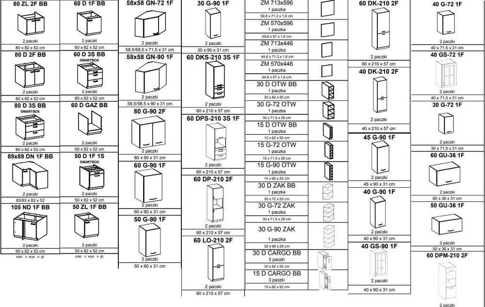 Skandynawskie meble kuchenne Stilo stwórz własną kuchnię! Raty 0%