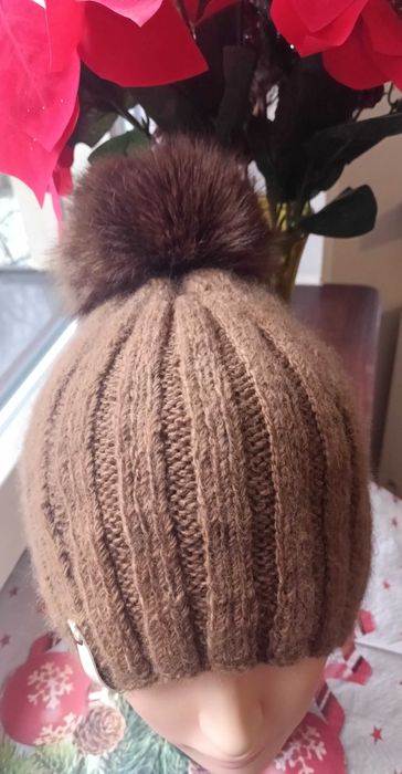 Czapka damska 100%alpaka