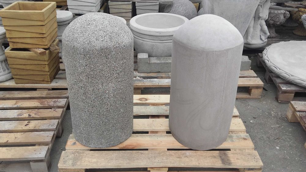 Duży pachołek parkingowy, słupek betonowy, słup parkingowy H80